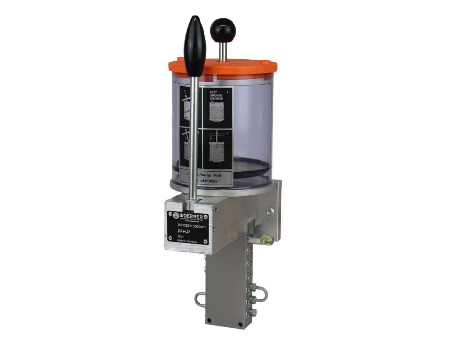 Manual pump with progressive distributor PFH-P